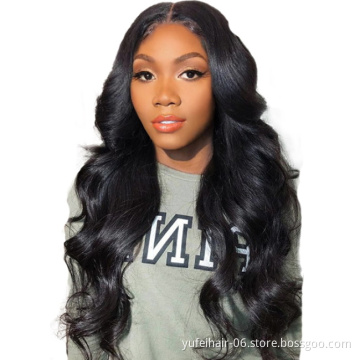 Wholesale 360 lace wig brazilian virgin human hair wig grade 8a 10a straight wig for black women